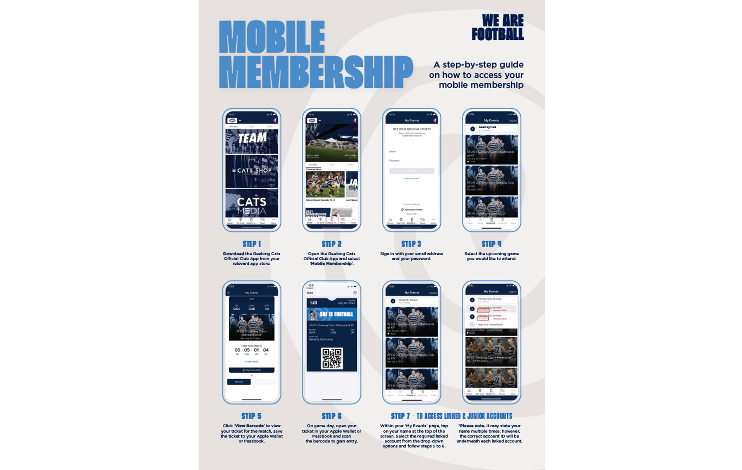 How to use Mobile Membership — Geelong Cats Membership