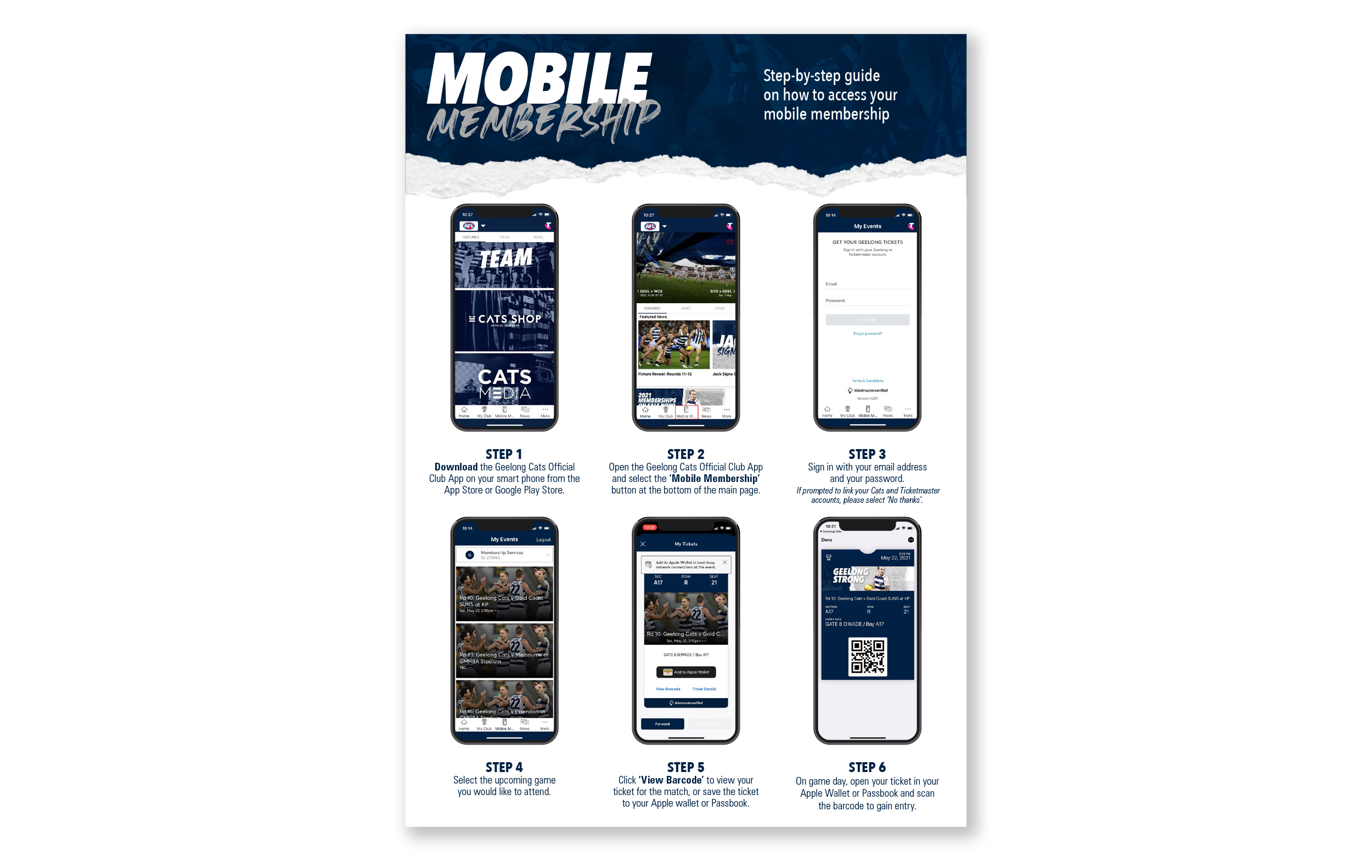 How to use mobile membership How to use mobile membership